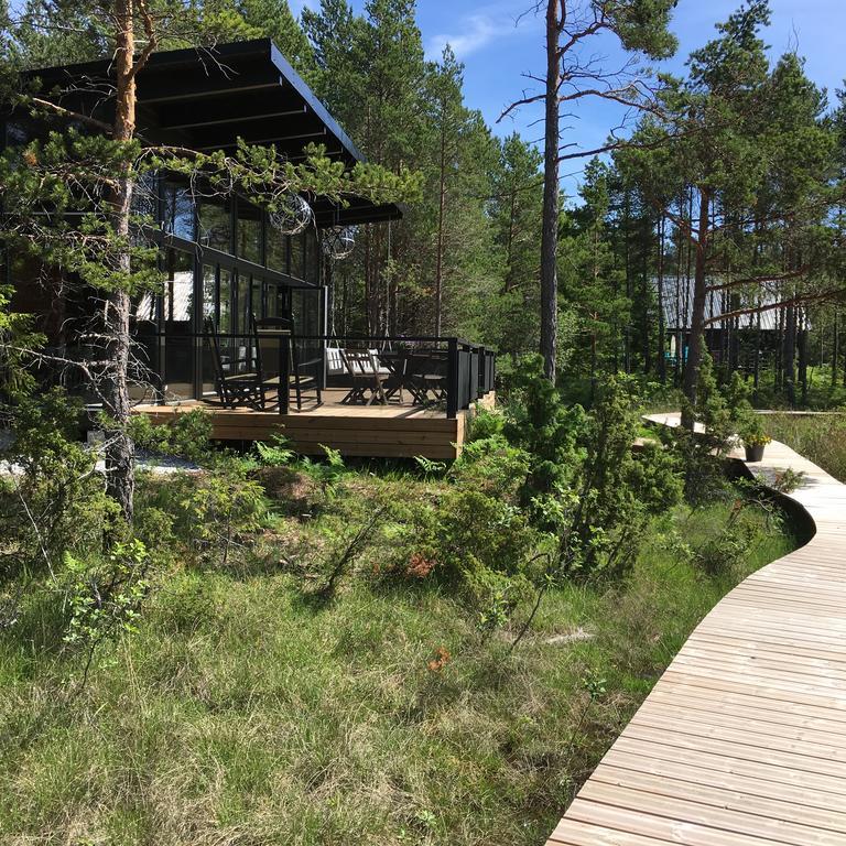 Maven Kustnaera Stugor Kappelshamn Bagian luar foto